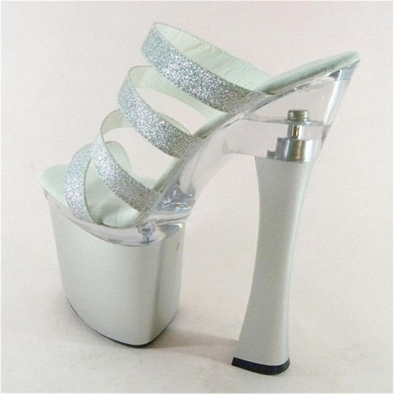 Waterproof table mold 20cm hate sky high super high heels women's extra stiletto sandals