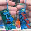 Disneys Zootopia Nick Wilde Judy Hopps Double Sided Acrylic Ruler Ruler Keychain Schoolbag Charm Stationery Merchandise