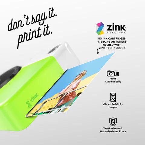 Kodak Printomatic Instant Print Camera, 2X3'', Green