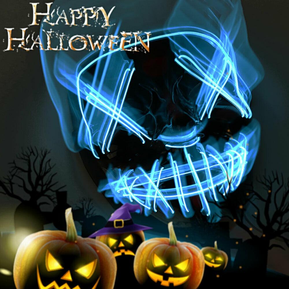 3-Modi Halloween Gruselmaske für Cosplay mit komfortablem, einzigartigem, ergonomischem Design