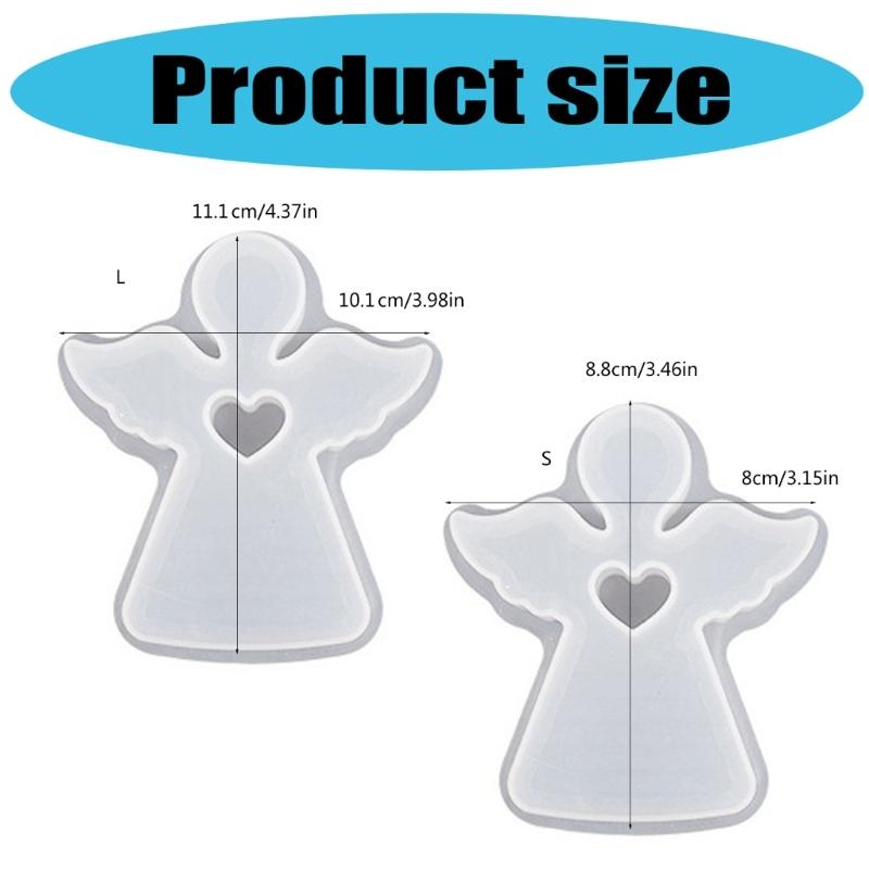 Quality Silicone Mould Easter Cherub Design Perfect For Crafting Scented Candle Highly Temperature Resistance Mould
