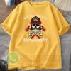 With Great Mustache Comes Great Responsibility Fireman Skull T Shirt Mens Tracksuit Casual Pullover Shortsleeved Sportswear
