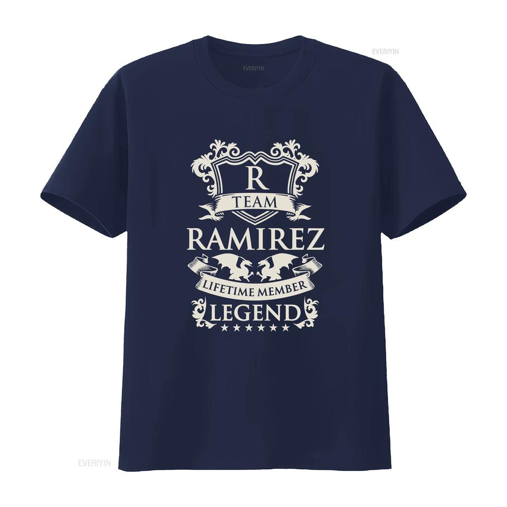 Team Ramirez Name Legend Family T Shirt vintage Washed Slightly graphic Stylish fashion streetwear Unisex Breathable Versatile