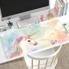 Large Rainybow Unicorn Mouse Pad NonSlip Rubber Base Desk Mat For Keyboard And Computer Gaming Accessories Office