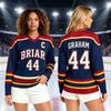 Men Women Unisex Ice Hockey Jersey Short Sleeve V Neck Sportswear Athletic Shirt Breathable Lightweight Fabric Durable Stitching