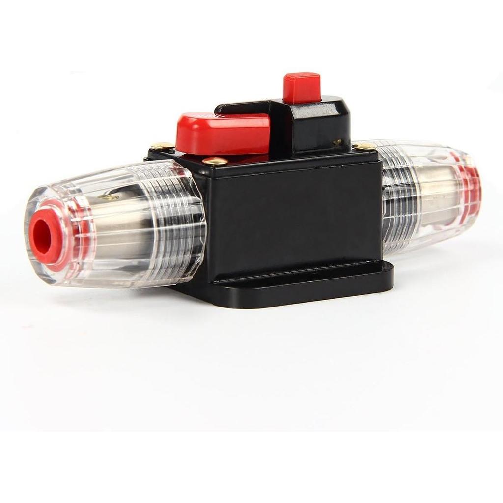 Interruttore automatico per auto in linea da 12 V-24 V CC Interruttore di ripristino manuale Fusibile audio 20 A/30 A/40 A/50 A/60 A/80 A/100 A
