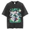 My Hero Academia Midoriya Izuku TShirt Men Hip Hop Anime Graphic Print T Shirt Summer Short Sleeve Harajuku Cotton Top Tee