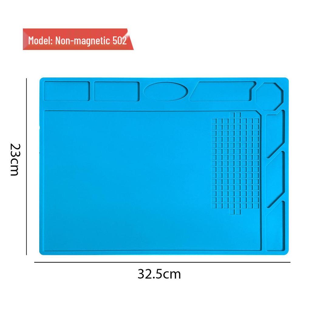 Magnetic Silicone Heat-Resistant Work Mat for Soldering and Welding