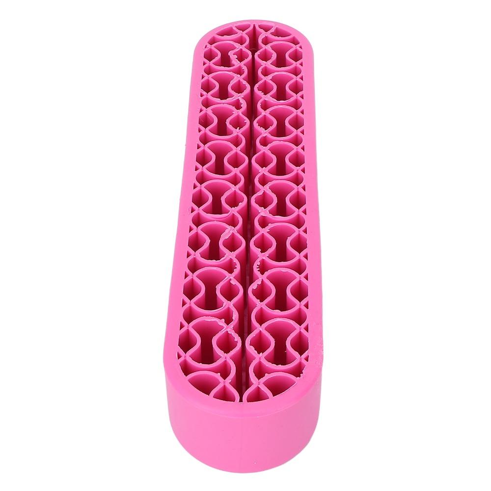 Multi-Grid Partition Silicone Makeup Brush Holder  Storage For Tweezers And Small Beauty Gadgets