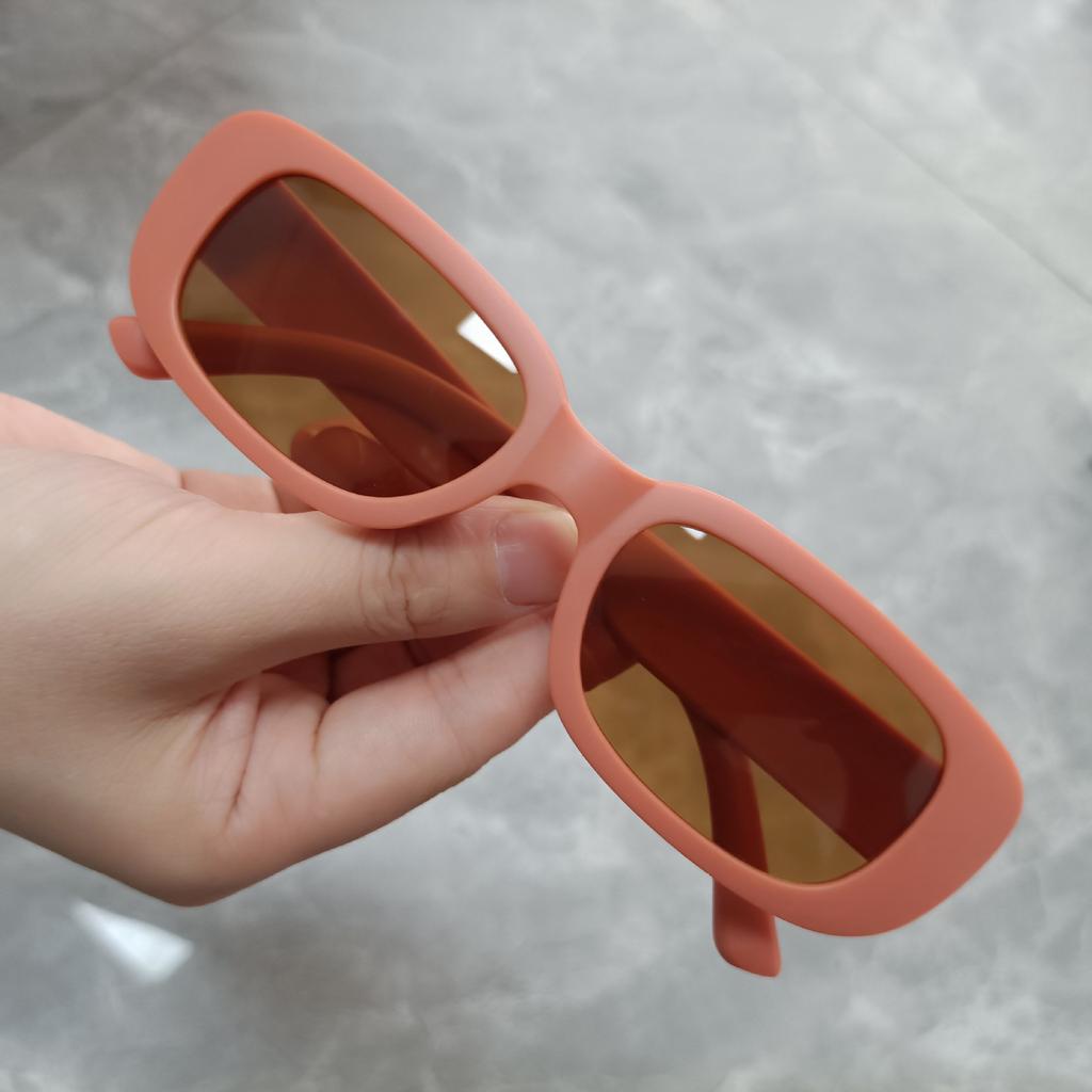Sunglasses Women'S Retro Sunglasses Uv-Proof Square Glasses Men'S Personalized Sun Protection Sunglasses