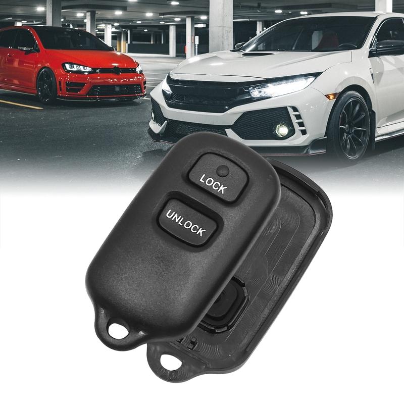 X Autohaux Car Remote Key Fob Case Shell 3 Key Buttons Cover Tools GQ43VT14T For Toyota Camry Corolla Sienna Solara Accessories