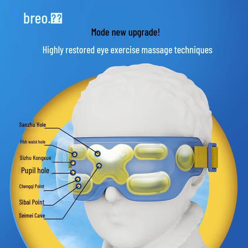 Breo See5K Minions Bluetooth Eye Massager CN Plug (adapter Included)