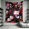Kakegurui Wall Tapestry Aesthetic Wall Hanging Printed Fabric Blanket Decorative Tapestries for Bedroom Living Room Home Decor
