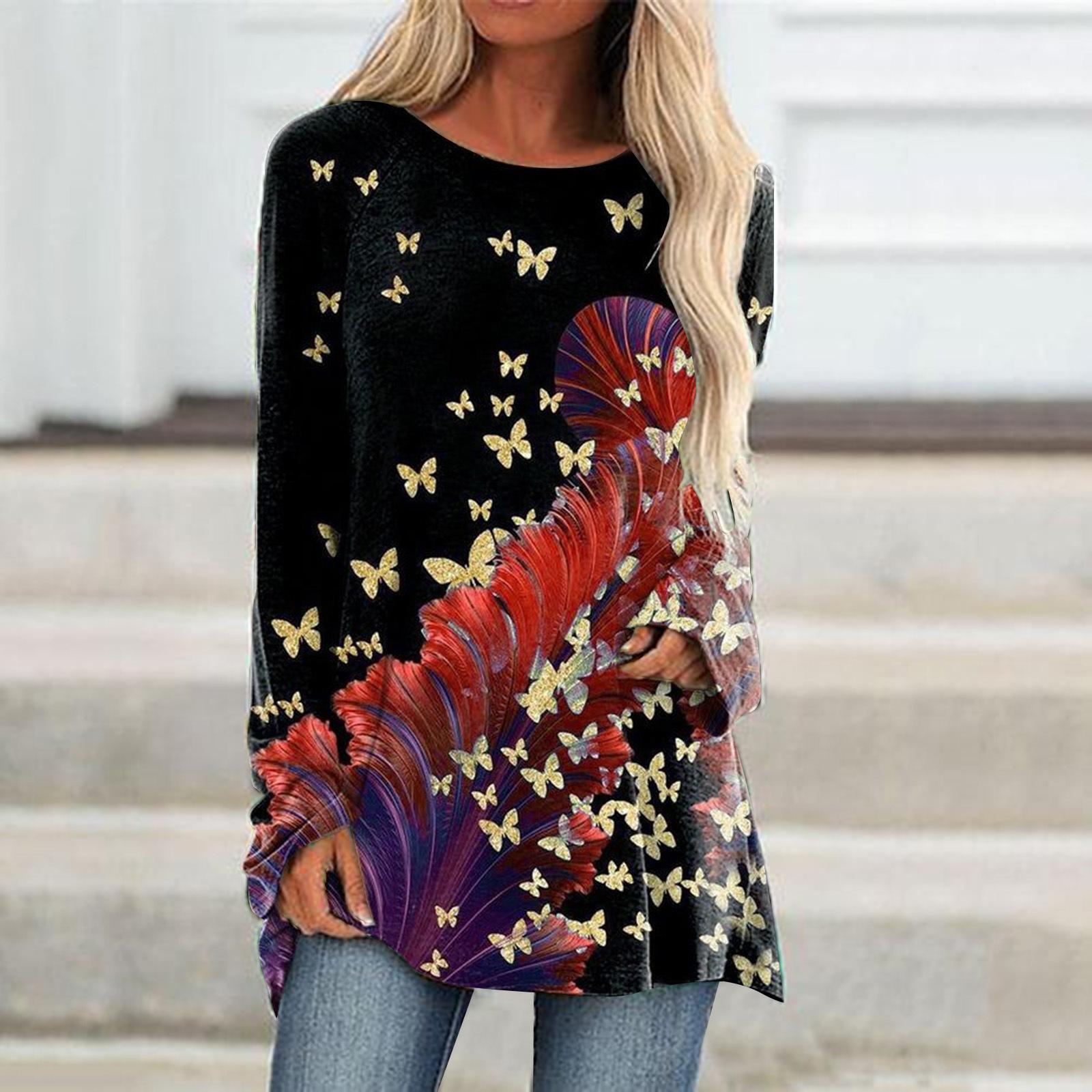 Женская футболка с длинным рукавом — фото 16