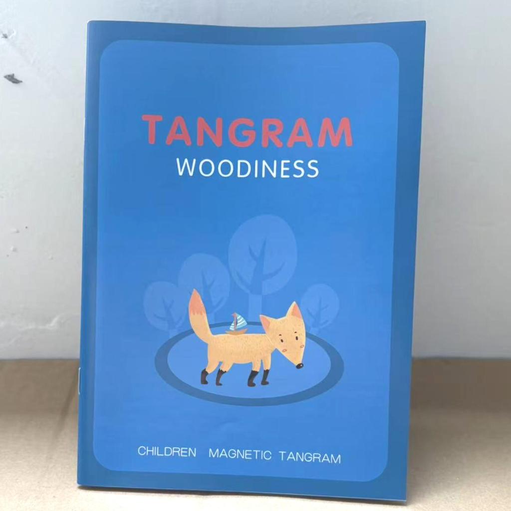 Magnetic Tangram Puzzle Blocks for Kids, Ages 3-6