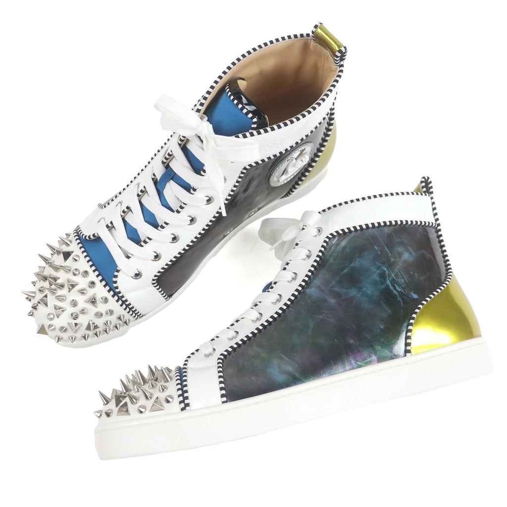 Nienoszone sneakersy Christian Louboutin LOU PIK PIK ORLATO FLAT skórzane męskie 44.5 Używane