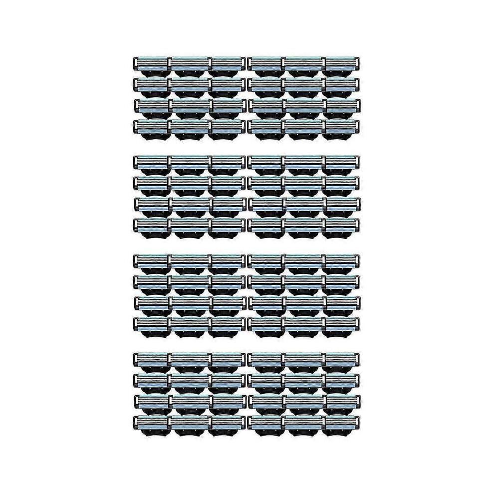 96PCS Mach 3 Razor Blades Refills, Compatible with Gillette Mach 3 Men's Razor Blades Replacement Cartridges