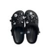Crocs Baya EVA Sweetheart Butterfly Sweet Niche Fashion Playful High-End Versatile College Trend Hole Shoes Women Black