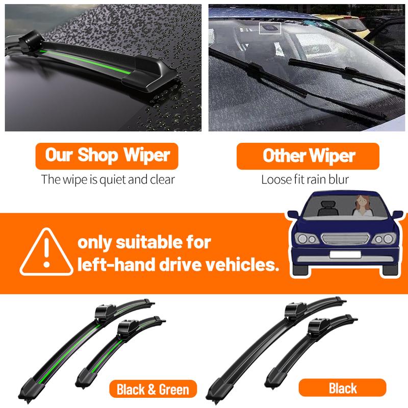 Wiper Front Wiper Blades For Hyundai Sonata YF LF 2010-2017 2011 2012 2013 2014 2015 Windshield Windscreen Front Window 26"+18"
