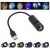 Usb Moon Earth Projection Atmosphere Light With 6 Films Starry Sky Lamp Night Light Bedroom Decoration Star Galaxy Projector