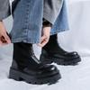 Internet Celebrity Martin Boots Men's 2025 New Small Thick-soled Heightening Short Tube Fashion Socks Boots Tide 8355-R