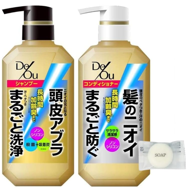 Von Rohto Pharmaceutical Medizinisches Kopfhautpflege Shampoo 400ml Spülung 400ml Bonus Mini [Set 2] De-O & + (Originale Seife)