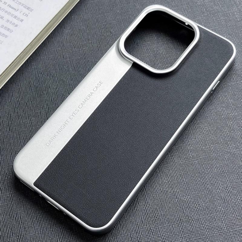 For OPPO Find X9 Pro Case Hard Business Luxury Leather Anti Fall Metal Lens Protect Cover For Find X9 Shell Shockproof Bumper