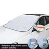 Car snow shield general windshield car half cover car clothing car winter sun protection and frost protection thickened