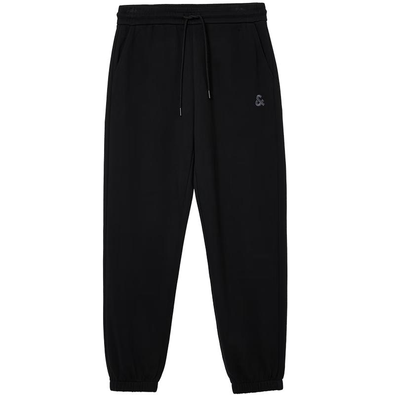 JACK&JONES Men's Drawstring Cuffed Cotton Joggers