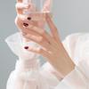 Modian Authentic 925 Silver Round Circle Slim Finger Ring for Women Simple Geometric Rings Fashion Fine Jewelry Bijoux