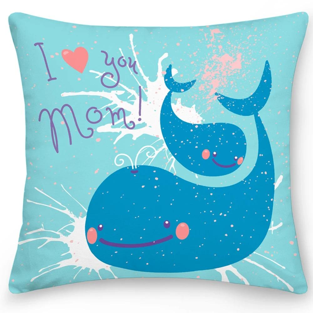 Ocean World Pattern Pillowcase Interior Decoration Office Living Room Home Pillowcase