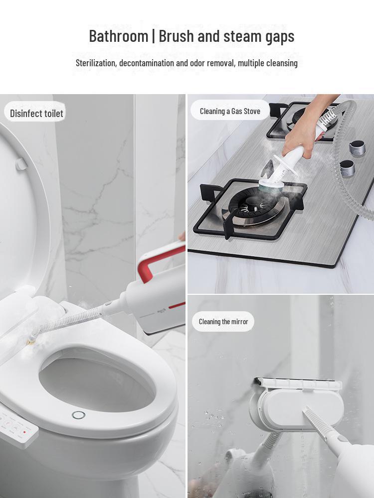 Deerma Electric Handheld Steam Mop: High-Temperature, Multi-Function Cleaning Tool for Home