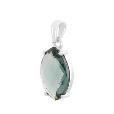 Silver Pendant with London Blue Topaz 4.367ct (2151838)