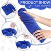 1pc Serviette Microfibre Chien à Séchage Rapide Absorbant Produit de Bain pour Animaux Fibre Serviette de Bain à Séchage Rapide Chiffon d'Essuyage Voiture Fournitures pour Animaux