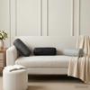Cushion Cover 2 pcs HEERLEN Black Ø 15 x 40 cm Polyester