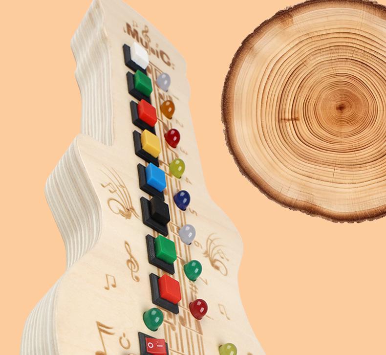Children's Wooden Guitar Toy for Musicality and Fine Motor Skill Development