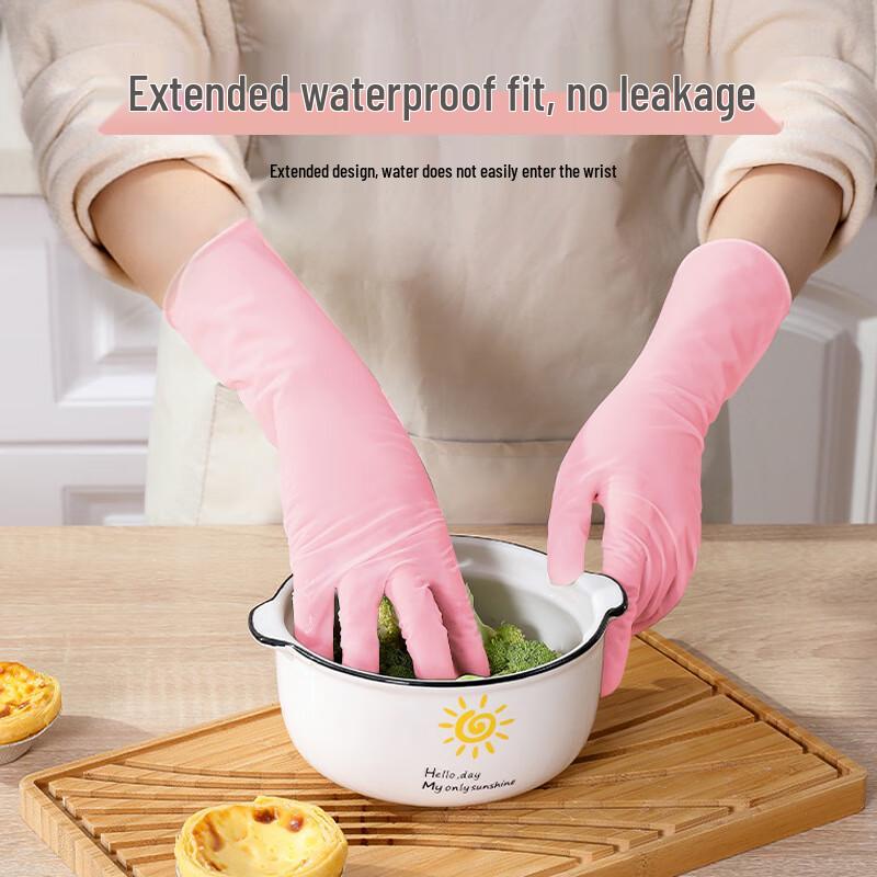 Jie Rui Kang Pink Disposable Nitrile Gloves