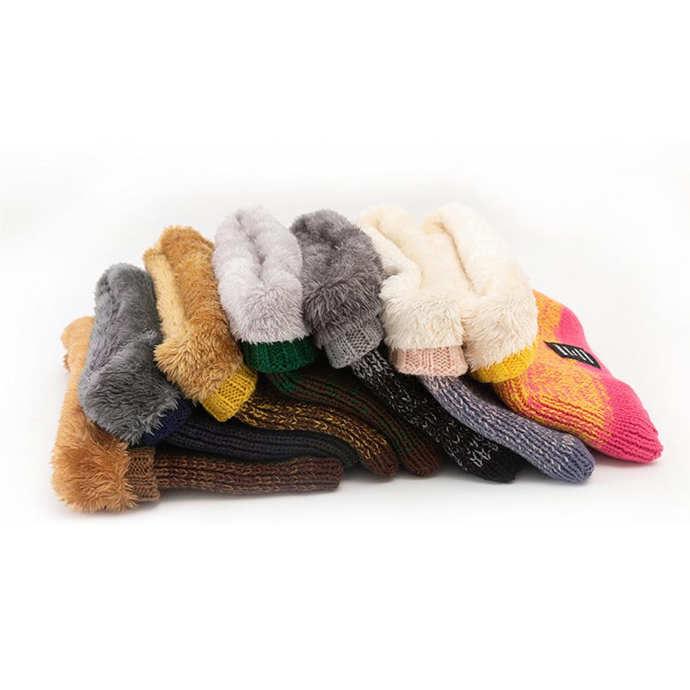 Knitted Warm Scarf Winter Thicken Comfortable Pullover Scarfs Soft Neck Scarf
