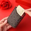 New Women's Small Wallet Premium Sense Personality Lady Credit Card Holder Fashion Multi-Slot Zipper Credit Card Wallet  Women's