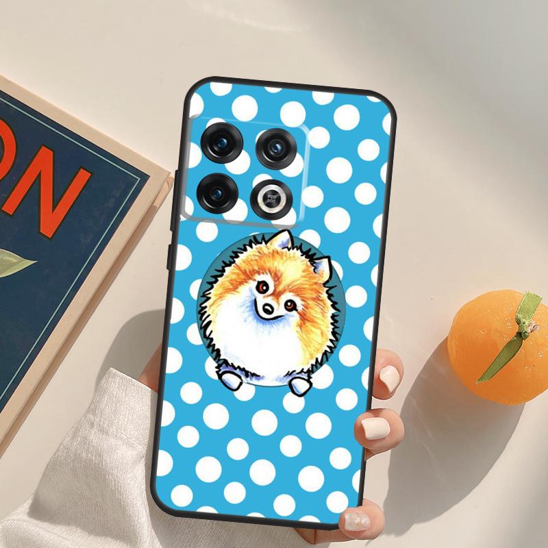 Pomeranian Dog Case For OnePlus 12R 13R 13T 10R 15 13 12 11 10T 8T Nord CE 4 3 2 Lite N20 N30 Nord 5 Cover
