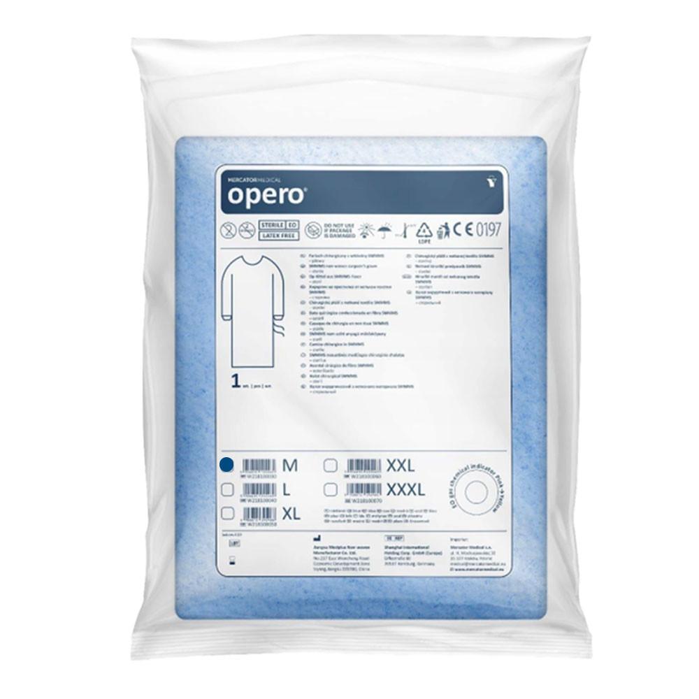 Camice Chirurgico Sterile con Polsini, Legato con Laccetti (Tessuto Non Tessuto Smmms 35G) 1 pezzo
