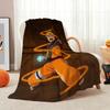 Naruto Unleashes Rasengan Theme Cute Flannel Blanket Skinfriendly Warm Fleece Blanket For Living Room Sofa Nap Home Decor Gift For Friends
