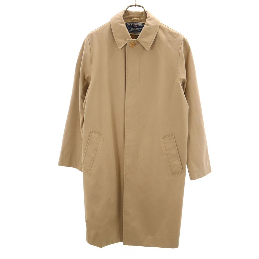 POLO SPORTS made in Japan Stainless collar coat 9 beige Ralph Lauren Women Used