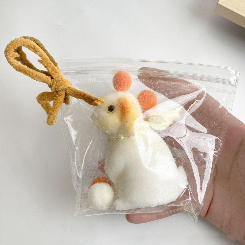 Cartoon Kawaii Soft Animal Plush Bunny Cat Slow Rebound Fingertip Fidgety Toy Girl Squishy Birthday Gift Persian Cat Kids Pet