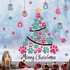 Christmas Decorations Holiday Party Decoration Window Stickers Pvc Static Stickers Window Decorations