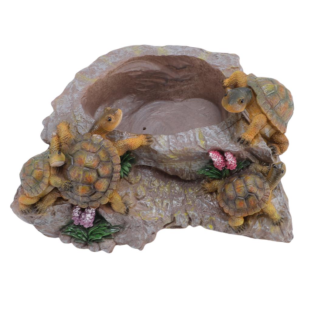 Turtle Plant Pot Creative Exquisite Resin Turtle Sculpture for Indoor Outdoor Decoration