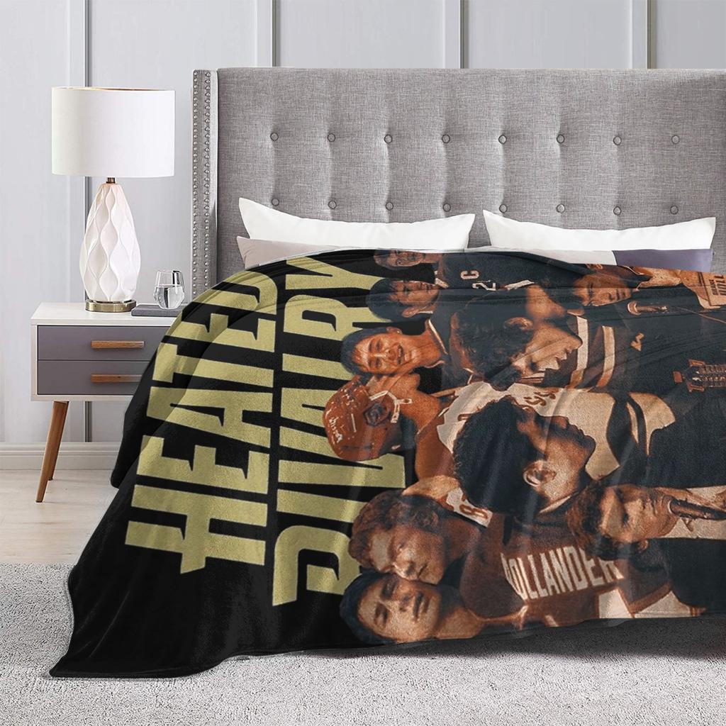 Heated Rivalry Humorous Blanket Soft Velvet Healing Gift Hollander and Ilya Rozanov Throw Blankets Bedding Throws