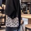 Bag Autumn and Winter New Fashion Leopard Print Contrasting Chain Women's Handbag Daily Commuter Women's Shoulder Messenger Bag