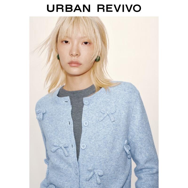 UR Women's Bow-Knot Short Knitted Cardigan