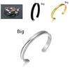 Premium Quality Hot Stainless Steel Cuff Bangle Hair Tie Bracelet Elegant Design For Women